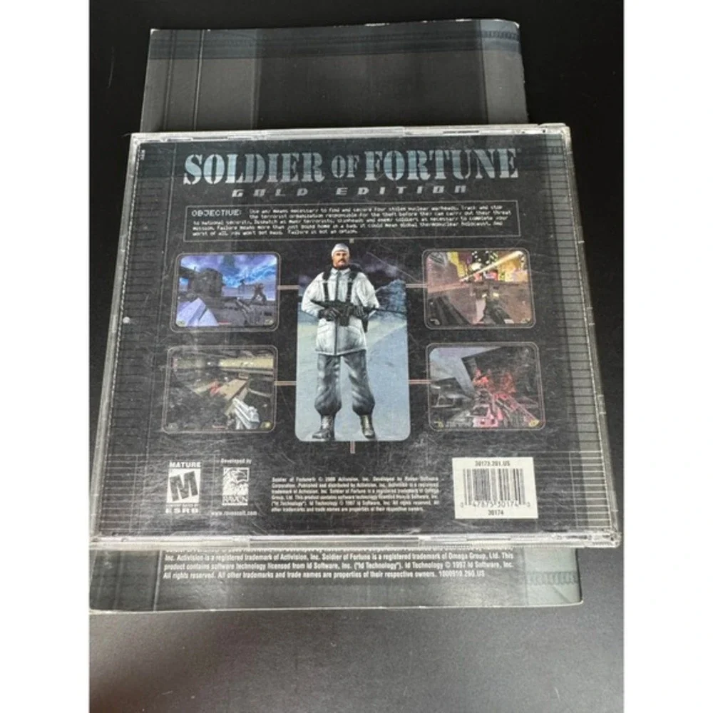 Soldier of Fortune Gold Edition PC‎ Game 2000 Complete Vintage
